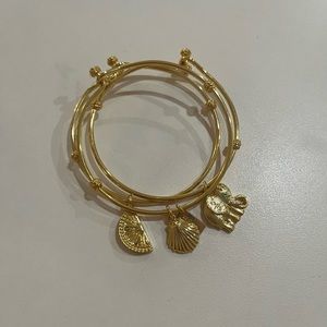 Lilly Pulitzer Charm Bracelets - set of 3